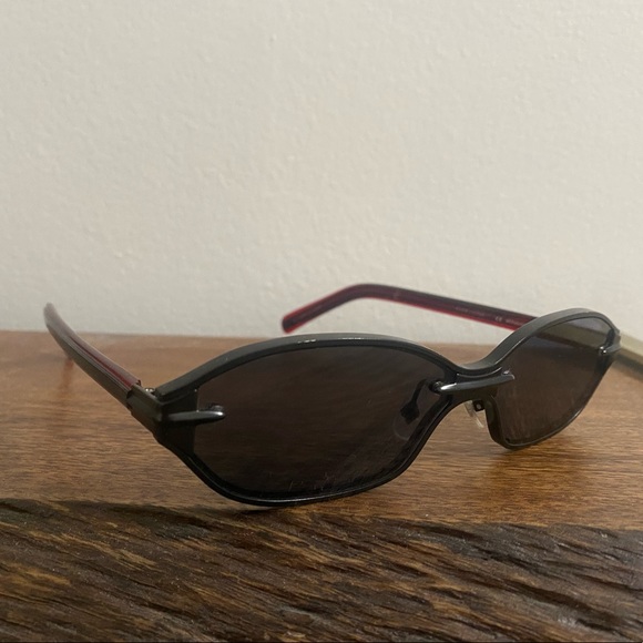 ORIGINAL VINTAGE BLACK JEAN PAUL GAULTIER 56-0040 SUNGLASSES - Picture 3 of 6